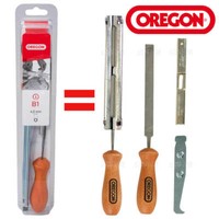 "SchäRfsatz SäGeketten 3/8\" Und 1/4\" Oregon SchäRfset Feile 4,0 Mm Feilenhalter"