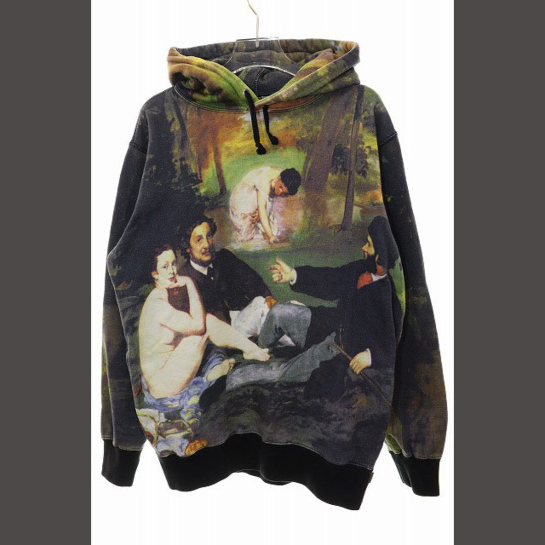 Supreme 14SS LE BAIN PULLOVER M Rubane Hoodie Back Logo Grass Top  