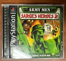 Army Men Sarge's Heroes 2 PS1 PlayStation 1 + Reg Card - Complete CIB