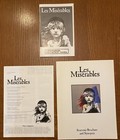 Les Miserables Brochure Synopsis & Show Program Playbills With Insert, Feb. 1995 — photo 1
