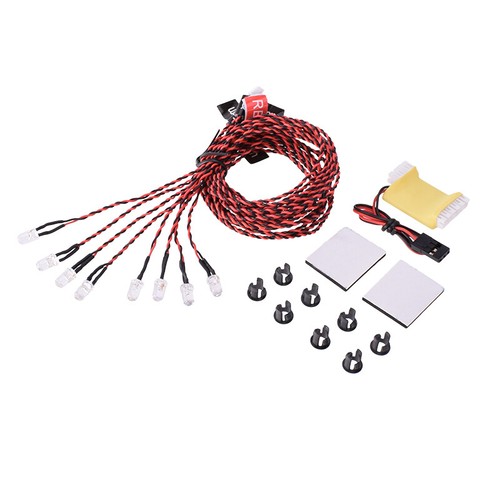 8 LED Flash RC LED Light Kit For RC Plane Realistic Simulation Lighting System - Picture 2 of 10