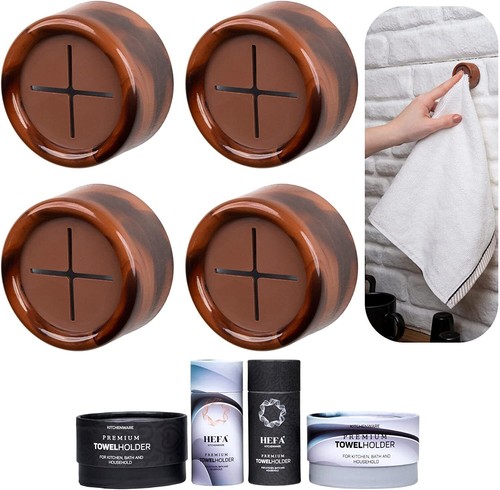 HEFA Dish Towel Holder, Bathroom Accessories, Kitchen Gadgets & Towel Hook 4Pack - Picture 57 of 191