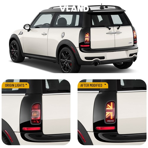VLAND LED Headlights +Red Tail Lights Set For 2007-2013 Mini Cooper Clubman R55 - Picture 13 of 24
