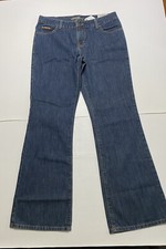 New Vintage Eddie Bauer Womens Size 8 Boot Cut Denim Blue Jeans Low Rise 32x30