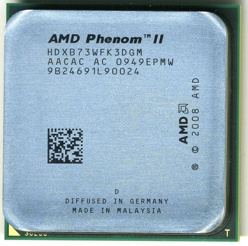 AMD Phenom II X3 B73 Triple Core Processor 2.8 GHz, Socket AM2+/AM3, 95W CPU - Picture 3 of 4