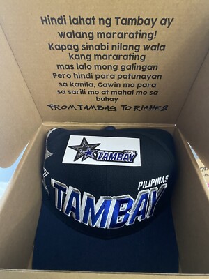 Tambay キャップ (pio balbuena のサイン入り) TAMBAY CAP V5 WITH SIGN! | Pio balbuena clothing Cotton Baseball