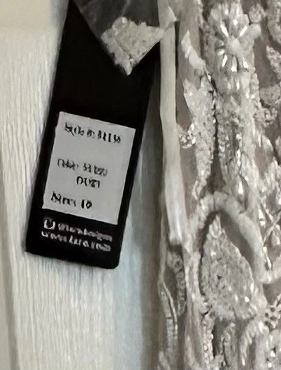 Vestido de noiva feminino PRICE DROP- LARA marfim frisado tamanho 10 - Imagem 3 de 4