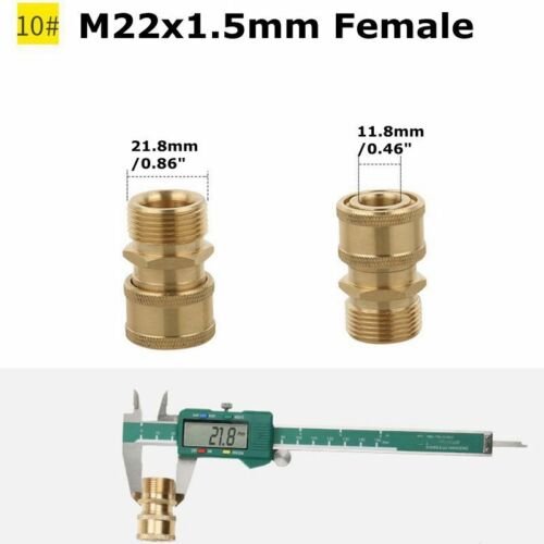Quick Release Coupler Connector Fitting for High Pressure Washer Gun & Hose G1/4 - Picture 16 of 25