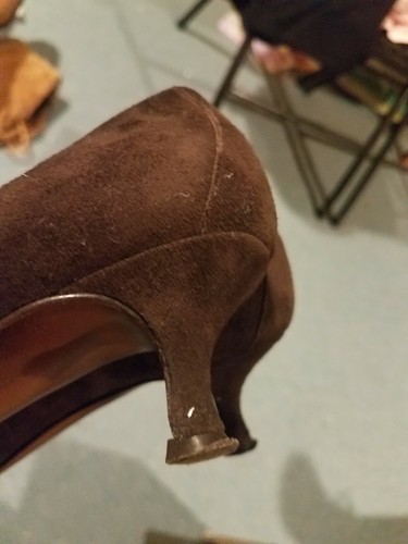 Donald J Pliner Vero Cuoio Womens SUR 0202 M080 Expresso Suede Womans size 8M - Picture 8 of 11