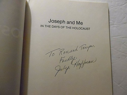 Joseph und ich: In den Tagen des Holocaust, Judy Hoffman, PB 1979 signiert - Bild 3 von 11