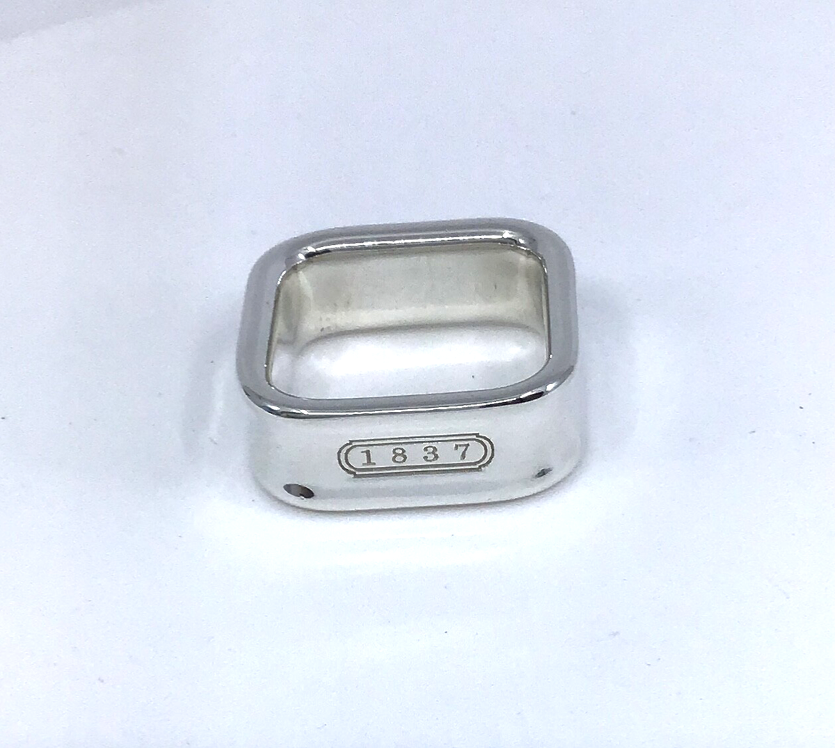 Tiffany & Co 1837 Sterling Square Wide Band Ring Size 6 | eBay Tiffany & Co 1837 Sterling Square Wide Band Ring Size 6 | eBay