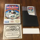 Monopoly 1991 (Nintendo NES) Cartridge & Box Authentic Parker Brothers Vintage