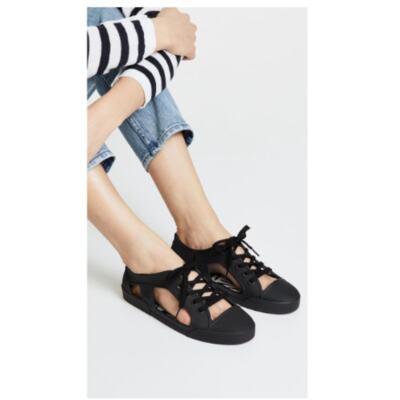 Melissa Women's X Vivienne Westwood Black Brighton Sneaker Size