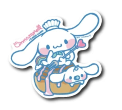 B - SIDE LABEL Sticker Sanrio Cinnamoroll Japan NEW | eBay