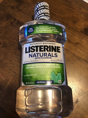 Listerine Naturals Formula With Flouride, 1 Liter ...