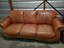 distressed leather sofa
