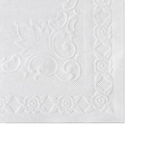 Teling 100 stuks papieren placemats wegwerp goudfolie papier