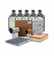 Kit Tagliando Originale 5 Lt Olio 0W30+4 Filtri Audi Q3 F3 2.0 Tdi 35TDI