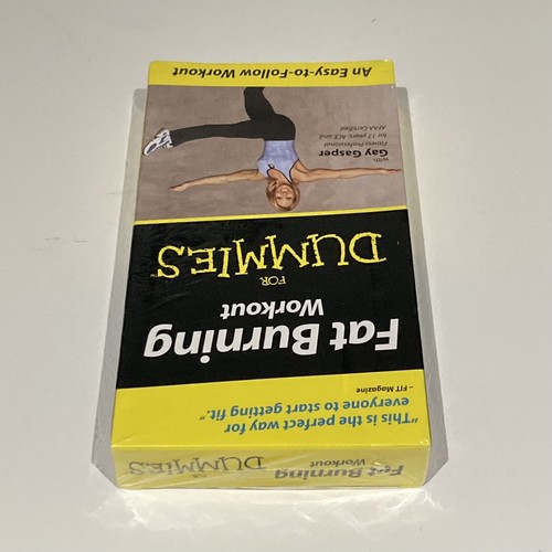 Fat Burning Workout for Dummies with Gay Gasper VHS Video Tape NEW SEALED - Picture 4 of 12