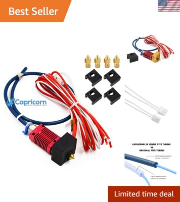 3D Printer Extruder Upgrade with Capricorn Tubing for Ender 3/Pro/V2 Models