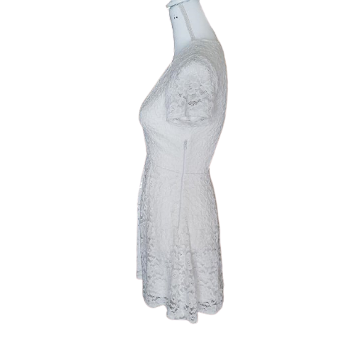 chinese dress ladies Show Me Your Mumu Lockett Lace Mini Dress in Ivory main image 1