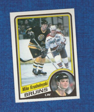 1984-85 Topps Hockey # 6 Mike Krushelnyski