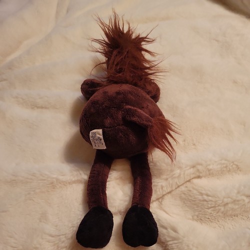 Vtg Brown RUSS Harry The Horse Plush 17” Stuffed Animal Toy Cream Heart Pony - Picture 5 of 7