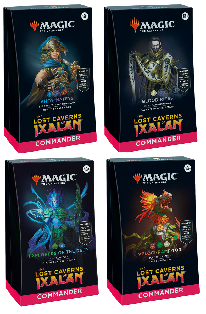 MTG Magic Lost Caverns of Ixalan Set of 4 Commander Decks SEALED
