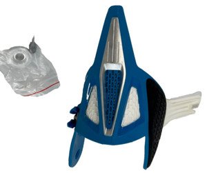 Fox Racing Instinct Boot Replacement Left Cuff Blue, Black & White size 11/12 US