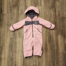 Carrozzina invernale reversibile con orso robusto - rosa/grigio - 6-9 mesi