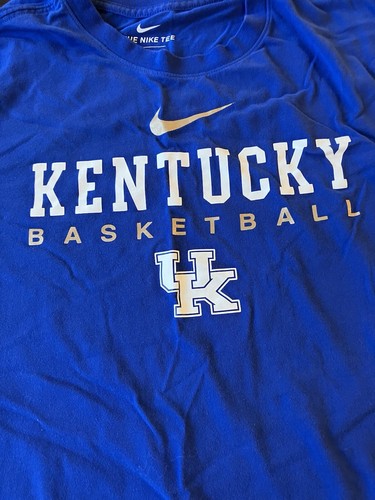 Nike Dri-fit University Of Kentucky Mens Basketball T-shirt Large 20/21 Season - Picture 2 of 13