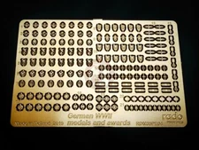 Rado 1/35 German Medals & Military Awards Set WWII [Photo-etch Detail] RDM35PE04