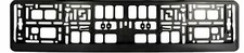 Black Number Plate Surround Holder for Honda Mazda Nissan MG
