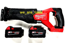 Milwaukee FUEL 2821-20 18V Reciprocating Saw Sawzall, 2 48-11-1828 Battery M18