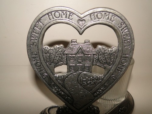 Carson Pewter Home Sweet Home Votive Candle Holder - Picture 2 of 9