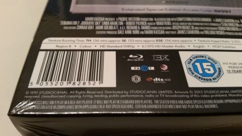 Terminator 2 Judgment Day STEELBOOK (Blu-ray, UK) REGION B LOCKED Only 2000 Made - Foto 4 di 7
