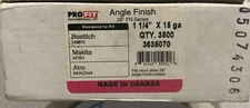 Falcon 15 Gauge 1-1/4" 28 Degree FN Angle Finish Nails 3,500 pcs, Made In Canada