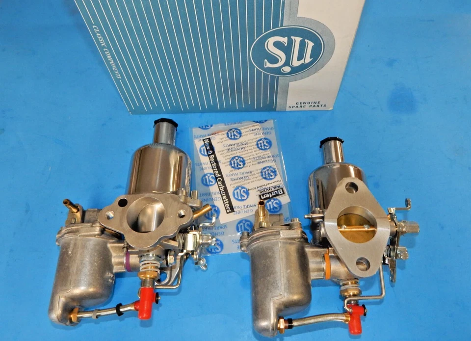 Par de carburadores originales SU HS2 para Triumph Spitfire 1967-1970 completamente nuevos Foto 2 de 2