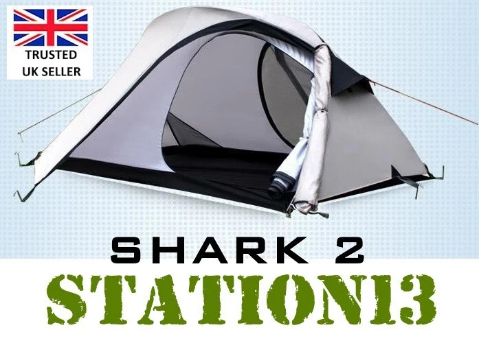 Spacious 1 or 2 Person Motorcycle Camping Tent - Lightweight: 2.75kg - STATION13