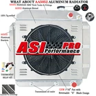 3 ROWS RADIATOR SHROUD FAN FOR 1955-1959 1956 CHEVY PICKUP TRUCK LS ENGINE SWAP