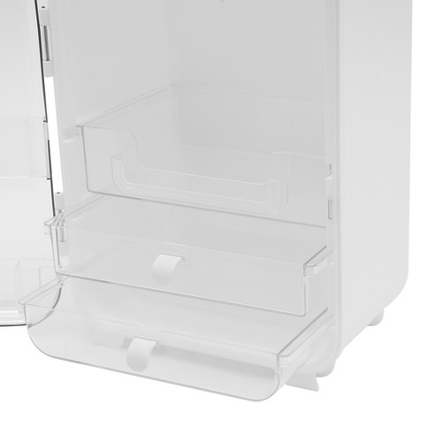 Adorable Makeup Organizer Cosmetic Storage Cabinet With Mirror & Cabinet Light - Picture 8 of 17