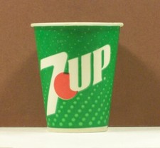 Seven Up 7up Cola Vintage 4 oz Paper Cup New Old Stock Unused SC491