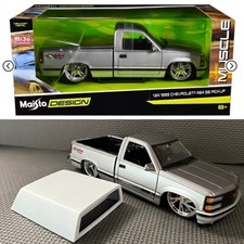 124 Chevy Maisto Obs Bed Topper With No Side Windows. Truck Not Included.