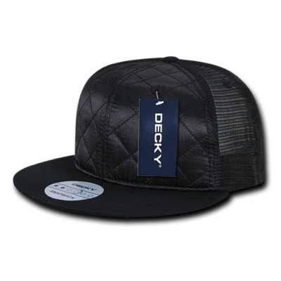 2/3/5/10 Pack Of Decky Unisex 6 Panel Structured Quilted Trucker Cap - 1141