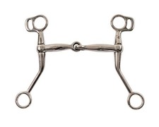 WESTERN JOINTED STEEL BITE WITH MEDIUM RODS