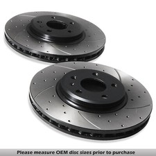 DISCHI FRENO ANTERIORI FORATI SCANALATI 320MM PER AUDI Q5 2.0 3.0 3.2 TDI TFSI QUATTRO