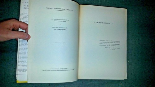 E.H. GOMBRICH - IL MONDO DELL'ARTE - MONDADORI con cofanetto 1a ed. 1952 - SL50 - Imagen 4 de 10
