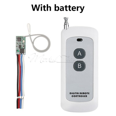 433mhz DC3.6V-24V 1CH Relay Wireless RF Remote Control Switch Receiver Module US