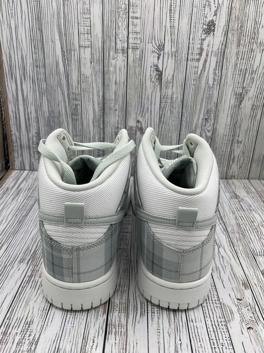靴 NIKE Dunk High DV0826-100 24cm Size 14 Men's Nike Dunk High SE Tartan Plad Sneakers DV0826