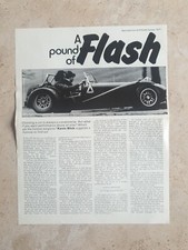 AutoCar Reprint October 77 Price V Performance Cateram Super 7 Etc